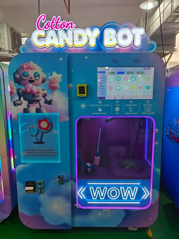 candy robot cotton candy machine