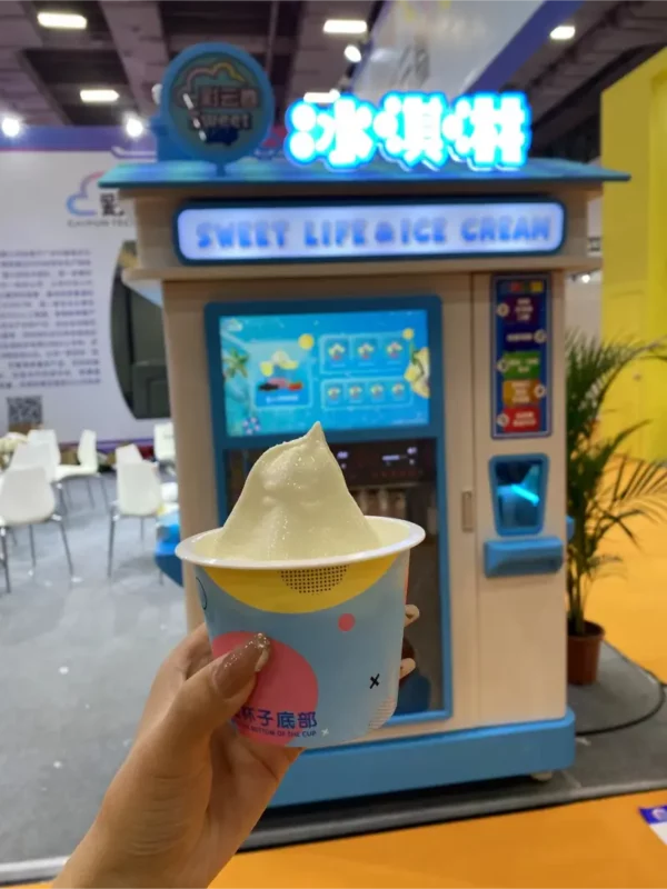 ice cream machine at Expo